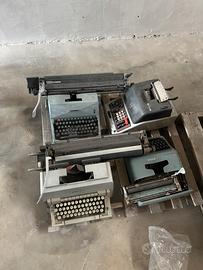 Lotto macchine da scrivere vintage Olivetti