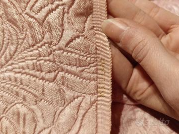 tessuto vintage rosa in misto lana