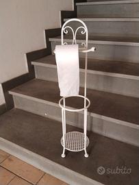 porta rotolo/scopino 