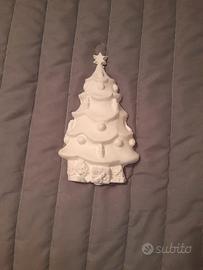 Alberello natalizio in gesso