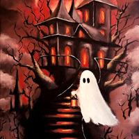 Quadro di un Fantasma di Halloween 