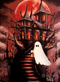 Quadro di un Fantasma di Halloween 