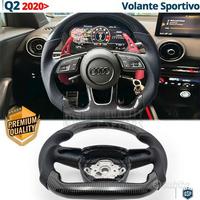 VOLANTE Sportivo Audi Q2 dal 2020 Carbonio e Pelle
