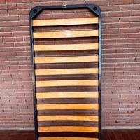 Rete letto singola con doghe in legno
