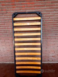 Rete letto singola con doghe in legno