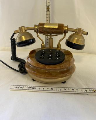 Telefono onice placcato oro