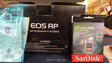 canon eos RP con memoria di 120GB