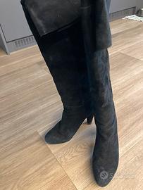 Stivali camoscio nero 39 di Luciano Barachini