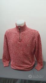 maglione mezzo zip Fred Perry 100% Lana