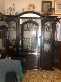 Camera da pranzo in piuma di mogano