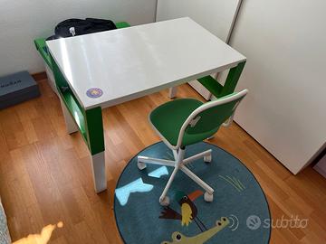 Scrivania regolabile IKEA PÅHL + sedia girevole ÖR