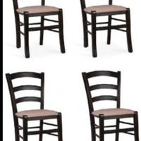 sedie arte povera con fondino paglia