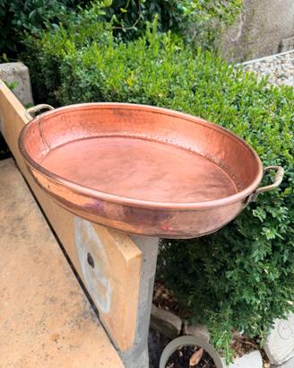 Pentola di rame ovale
