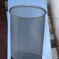 Cestino ufficio metallo grigio ikea