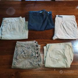 Set da 5 paia di pantaloncini chino