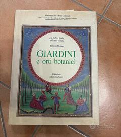 Libro “giardini e orti botanici” di Ernesto Milano