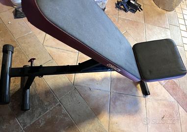 Panca piana bilanciere manubri