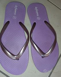 Ciabatte infradito lilla 38-39