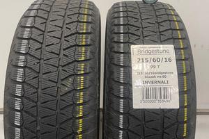 215 60 R16 99T 2 GOMME BRIDGESTONE INVERNALI