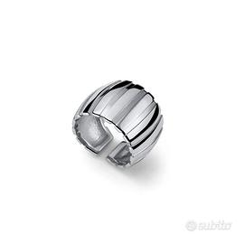 Anello Unoaerre a fascia argentato 2721
