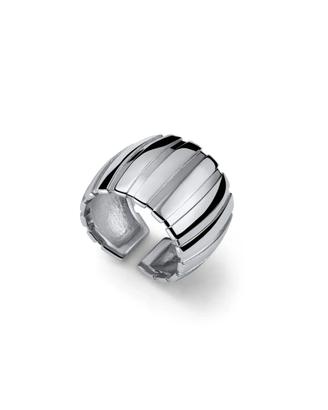 Anello Unoaerre a fascia argentato 2721