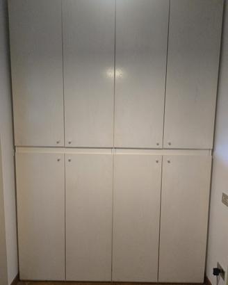 Armadio legno bianco 4 ante