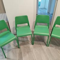 4 Sedie Ikea modello Teodores verdi