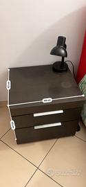 Comò nero + 2 comodini qualita mobilificio