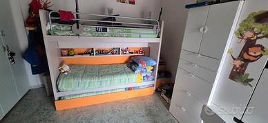 letto a castello moretti compact