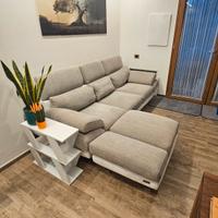 DIVANO 4 POSTI POLTRONESOFÀ  CON POUF 