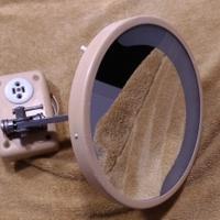 Specchio allungabile per trucco/barba vintage