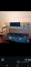 Letto a castello ikea con materassi