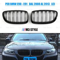 Coppia Griglie Reni M3 per BMW Serie 3 E90/E91 LCI