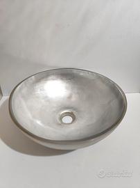 Lavabo da appoggio Cipi' cp950 Camille argento