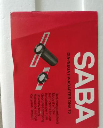 Adattatore negativi/diapositive Saba DNA 70