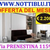 Letto a Scomparsa 2 piazze con DIVANO by NOTTI BLU