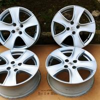 4 cerchi da 16 in lega originali Renault Clio
