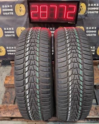2 GOMME 225 60 18 INVERNALI 90% HANKOOK
