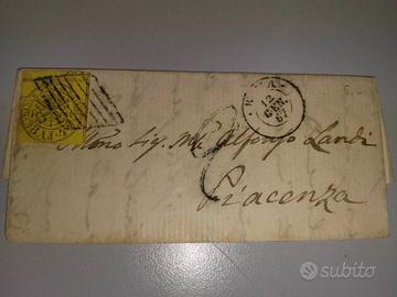 Lettera 1867 Stato Pontificio 4 Bajocchi