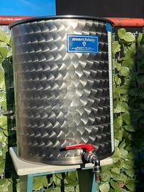 Tino per liquidi 50 Litri in acciaio inox