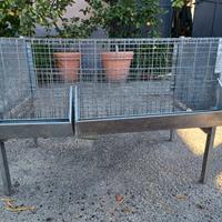 Gabbia per galline ,polli in acciaio zincato 