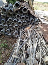 Rotoli filo zincato diametro 3 mm + Ancore e  tend