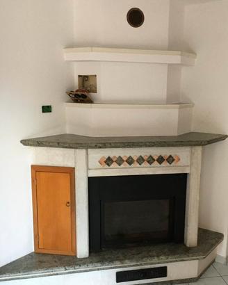 Termocamino Lavia con produzione acqua calda