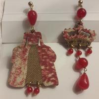 Orecchini Lebole collezione Settecento Re e Regina