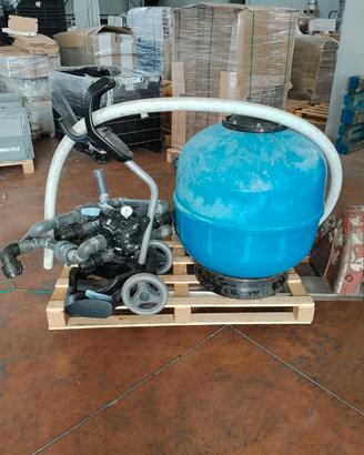 Depuratore a sabbia per la piscina 