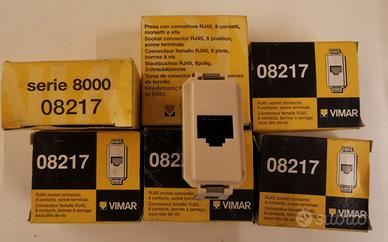 VIMAR SERIE 8000 08217 - Presa RJ45, 8 contatti