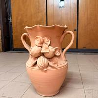 Vaso in terracotta artigianale fiorentina