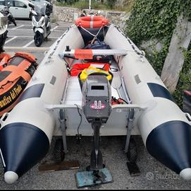 Gommone più motore 8hp