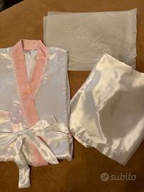 Pigiama donna in raso Mairella Lingerie Made in It