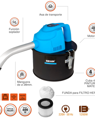 Portatile per Pellet - Design Compatto - 600W di P
